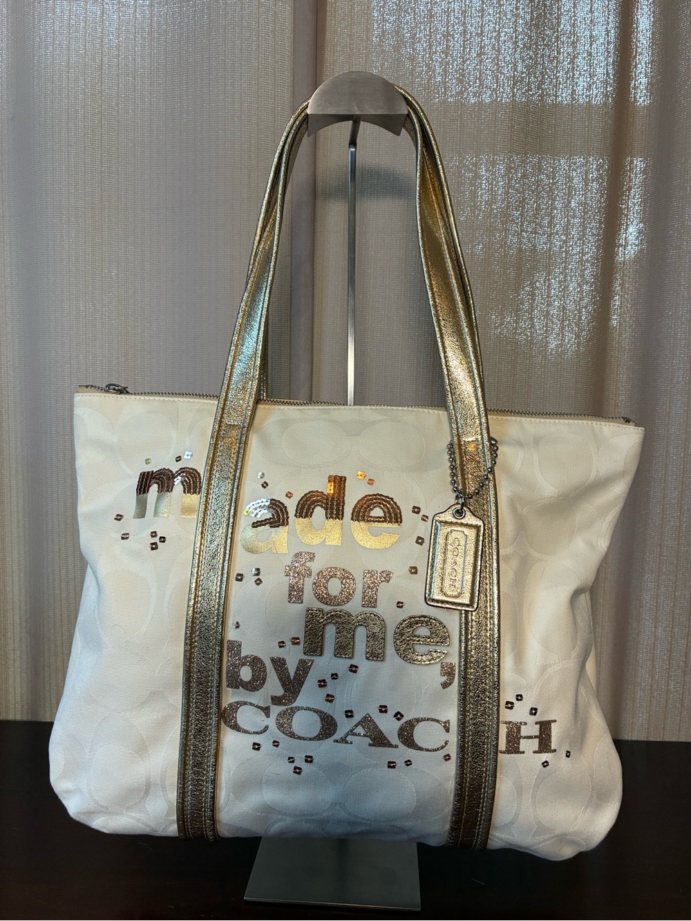 Coach Poppy Made For Me Glam Tote